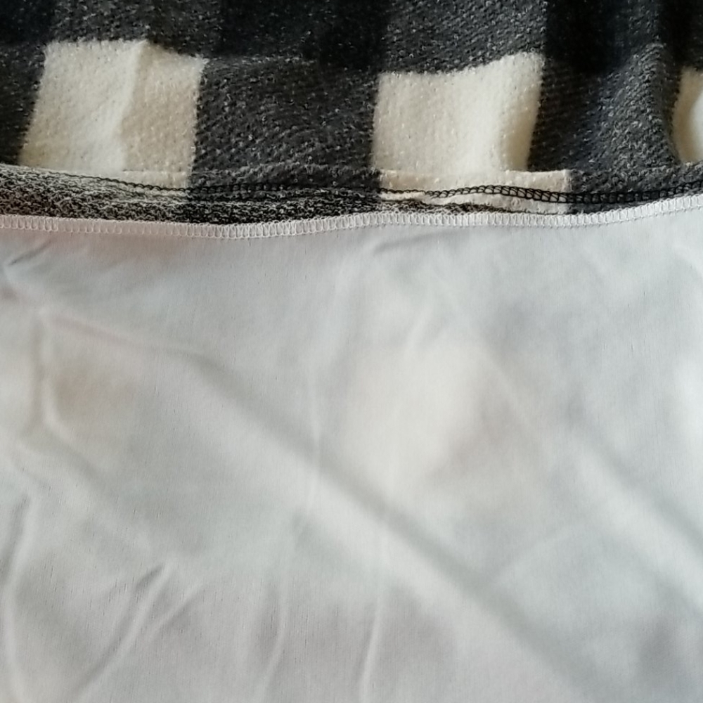 Over-Sized Tunic Dress Buffalo Check with pockets - Picture 4 of 7